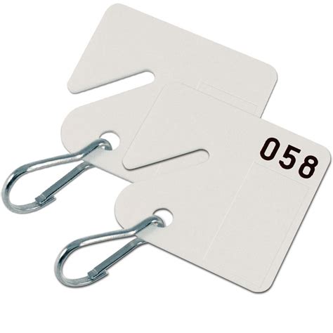 metal key box slotted hanger tags|key cabinet replacement tags.